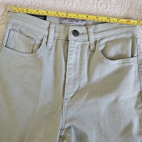 Joe's Jeans high-rise wide leg crop jeans women's size 24 - Picture 5 of 10